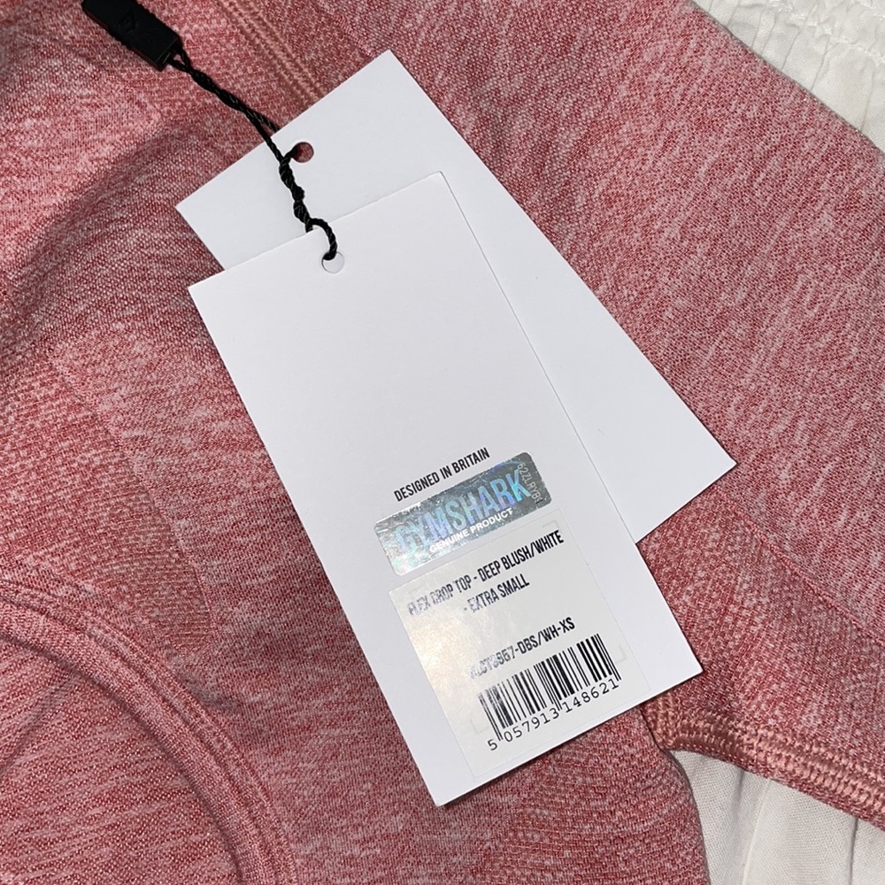 NEW Gymshark OG Flex Pink Long Sleeve Crop Top